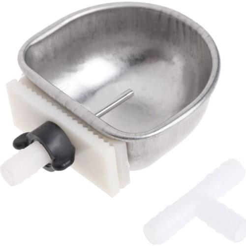 H7JB Rabbit Automatic Drinker Water Feeder Fix Bowl Stainless Steel T Joint Equipment