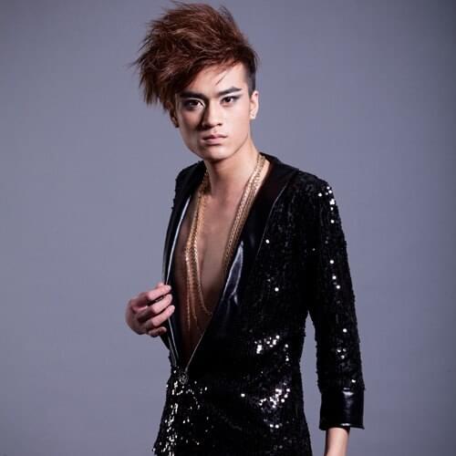 Black Bling paillette fashion blazer men slim small suit costumes Singer stage jacket performances suits for mens clothing 2XL