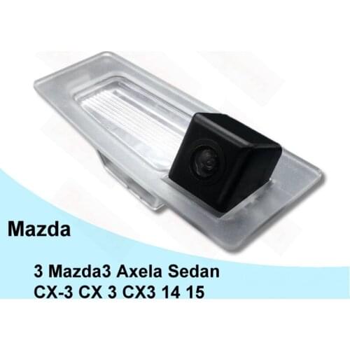 BOQUERON for Mazda 3 Mazda3 Axela Sedan CX-3 CX 3 CX3 14 15 SONY Night Vision Car Reverse Backup Parking Rear View Camera HD CCD