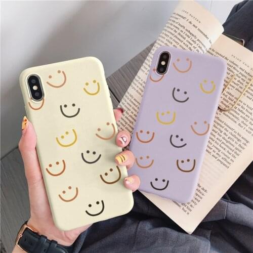 Smile Face Case For Samsung Galaxy A52 A82 A72 A32 A51 A50 A21S A12 A10 A11 A02S A20e A31 A30 A42 A41 A40 A71 A70 A7 2018 Funda