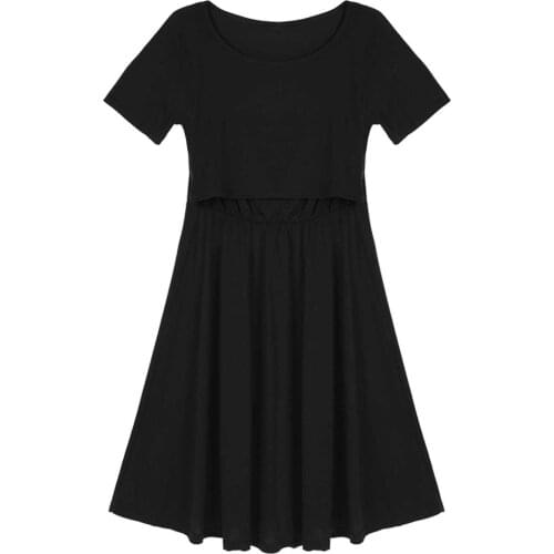 FEESHOW Maternity Short Dresses