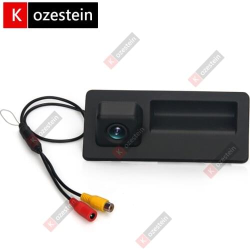 HD Trunk Handle Reverse Camera CCD Car Rear camera For VW Jetta Passat Tiguan Audi A3 A4L A6L Q3 Q5 Skoda Fabia Octavia Superb
