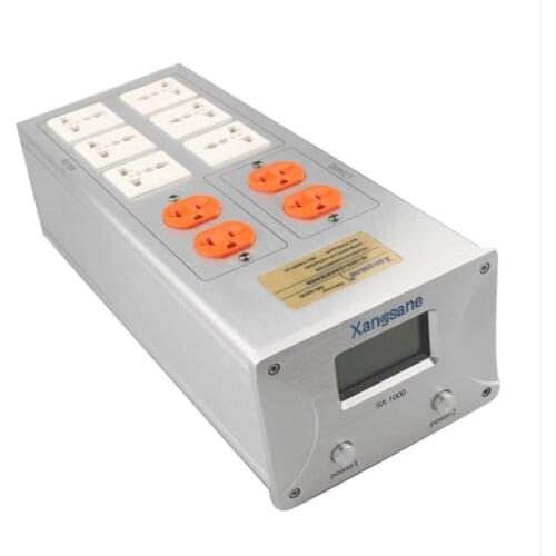 Hi-End US Universal Audio Multifunction Power Filter Capacitor Lightning Shock Absorber Smart Socket Outlet