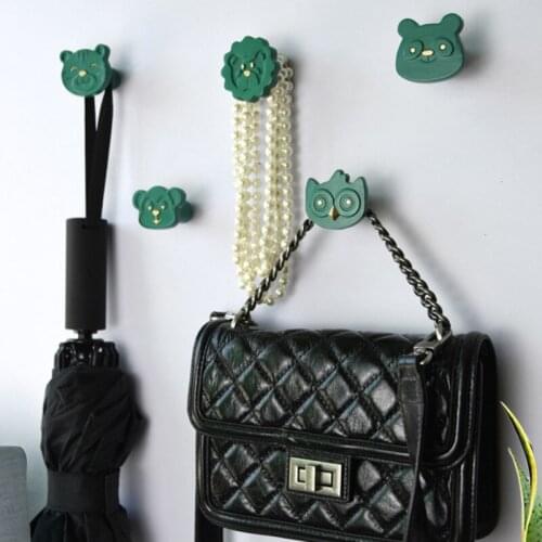 Hook Creative Cartoon Cute Animal Wall-mounted Clothes Rack Display Rack Key Rack Storage Corner Rack Porch Door Back Coat Hook