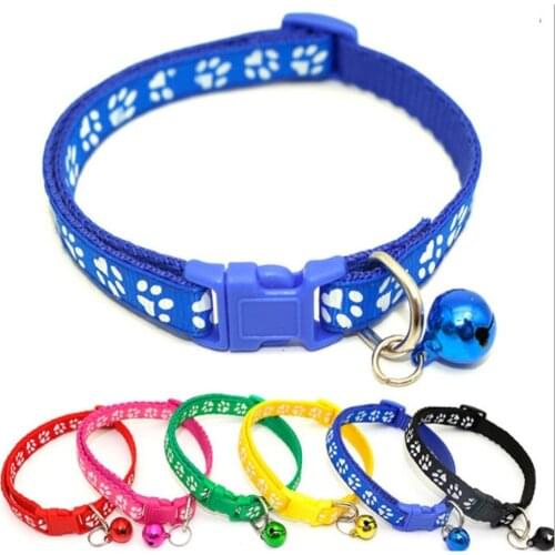 Easy Wear Pet Dog Collar With Bell Adjustable Buckle Dog Collar Cat Puppy Pet Supplies Dog Cat Accessories Small Dog Chihuahua