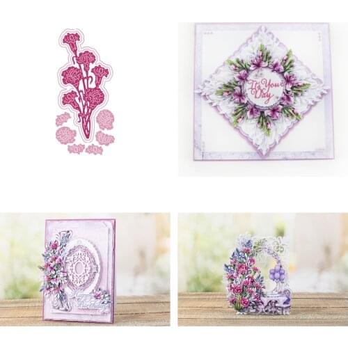 Morning Glory Metal Cutting Die Scrapbook Embossed Paper Card Album Craft Template Cut Die Stencils New for 2021 Arrive
