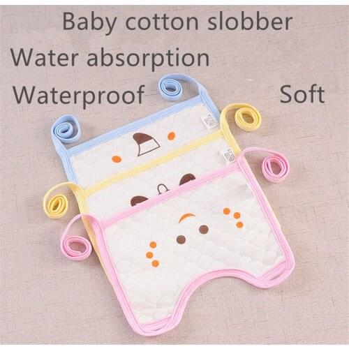 2019 Fashion Baby Bibs High Quality Bandage Square Cotton Cartoon Animal Print Baby Bib Kids Boy Girl Infant Bib 0-3 Y