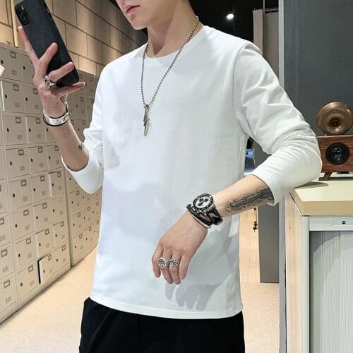 Fashion Solid Pullover 2021 Autumn Causal Winter Sweatshirt High Quality Men Base Shirt Male Brand Hip Hop Streetwear Clothes