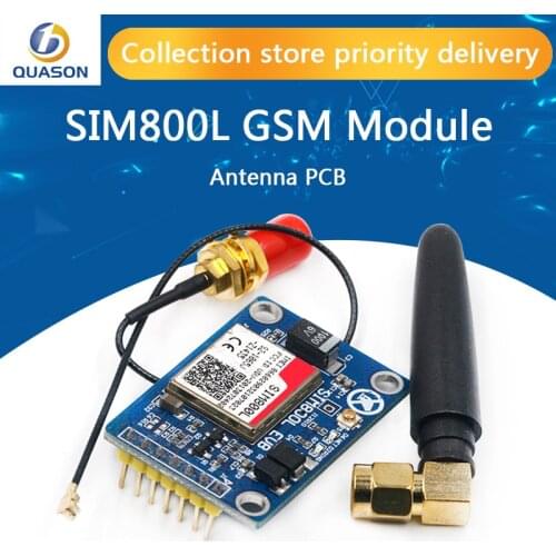 New SIM800L GPRS GSM Module w/ PCB Antenna SIM Board Quad band for MCU for Arduino