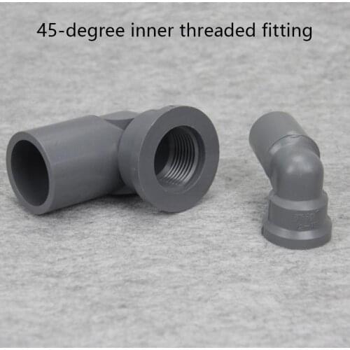 Widen Female Thread Elbow ConnectorsPVC Pipe Quick Joint Garden Irrigation Tube Parts 1 Pcs