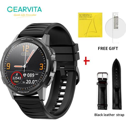 Gearvita L15 Smart Watch Men IP68 Waterproof SmartWatch smart remote control ECG PPG Blood Pressure Heart Rate sport fitness L16