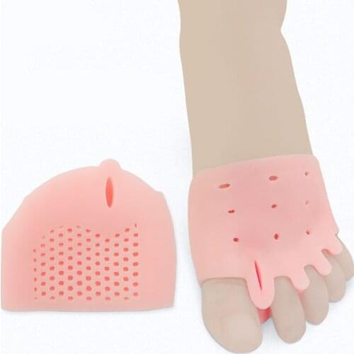 Seba Honeycomb Forefoot Pad Hallux Valgus Large Foot Bone Overlap Shock Absorption Split Toe Finger Cuffs Five-hole Fixation