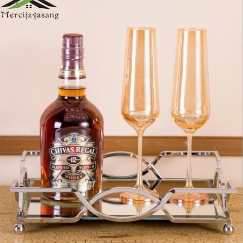 Glass Storage Tray Cosmetic Tray Lipstick Nail Polish Jewelry Display Stand Makeup Brush Storage Makeup Organizer LPZ023