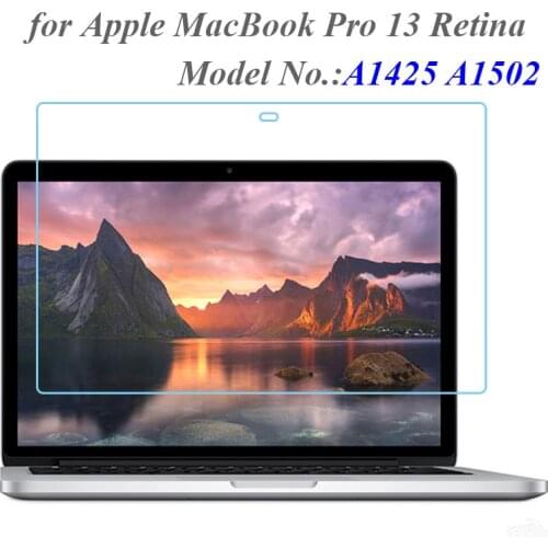 Laptop Screen Protector for Apple Macbook Pro 13 Retina Model A1425 A1502 Screens Glass 0.3MM 9H Transparent Protective Film