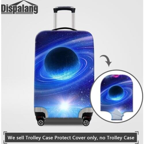 Dispalang Suitcase Protective Covers Universe Space Elastic Stretch Luggage Dust Cover for 18-30 Inch Case Travel Accessories