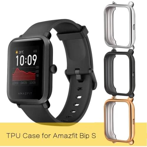 For Amazfit Bip S Protector Plating TPU Protective Case Cover Frame for Xiaomi Huami Amazfit Bip Lite 2 Bumper Shell Watch Case