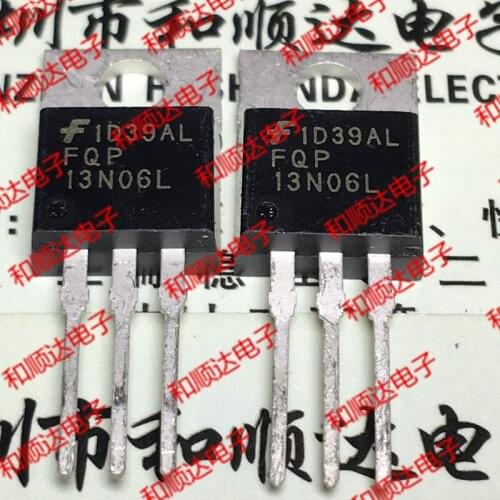 10pcs/lot FQP13N06L New stock TO-220 60V 13.6A
