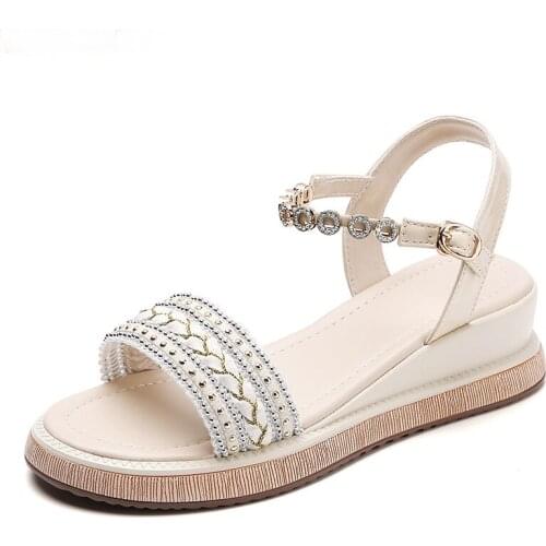 2021 tenis plataforma feminino Plain noodles Lightweight Open toe women casual fashion shoes