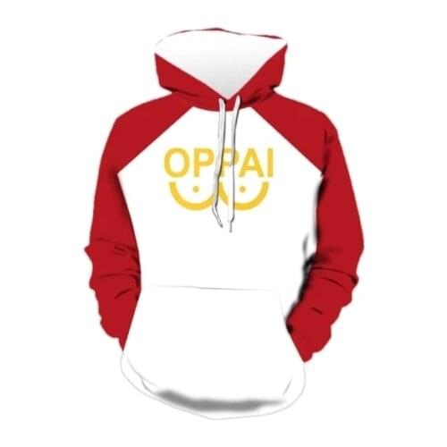 2021 Anime ONE PUNCH-MAN Hoodies Men Women Sweatshirts Oversized Harajuku 3D print ONE PUNCH-MAN clothes