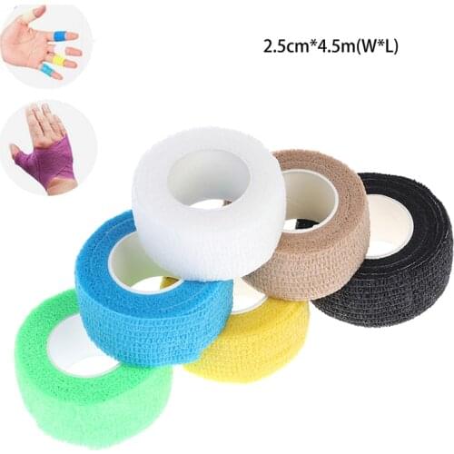4.5m Tattoo Self-adhesive Elastic Bandage Grip Tube Cover Wrap Sports Tape