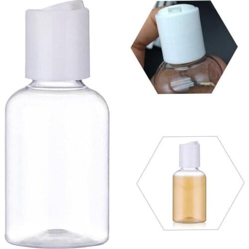 50ml Transparent Makeup Sub-bottled Water Milk Cream Press Bottle Portable Travel Wash Bottle