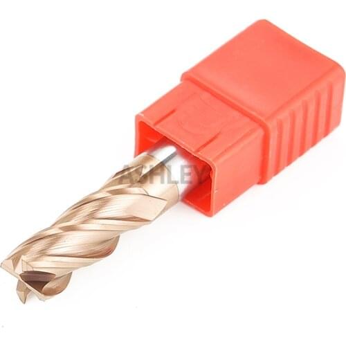 55-degree bronzed four-edge tungsten steel end mills with flat ends D16-D20 carbide plain bottom end mills