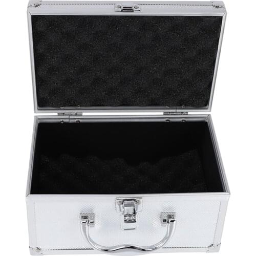Aluminum Alloy Tool Box Portable Safety Equipment Instrument Case Display Case Suitcase Hardware Tool Case 230X150X125mm