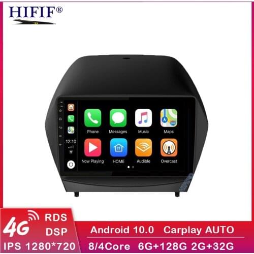 Android 10 9" 2din Car Radio For 2009 2010 2011 2012-2015 Hyundai IX35 GPS Multimedia Player With Bluetooth WIFI OBD2