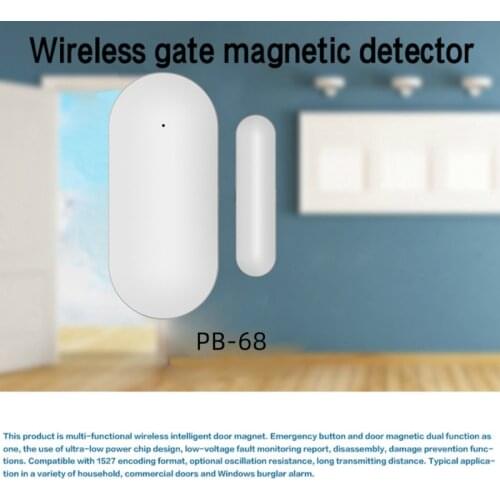 Window Door Sensor for All 433mhz Wireless Home Alarm Security Smart Gap Sensor to Detect Open Door