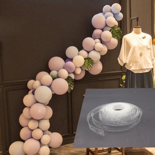 DIY Latex Balloons Modeling Tool Plastic Balloon Chain 5M Balloon Tie Knob Tool Birthday Party Wedding Decoration Supplies