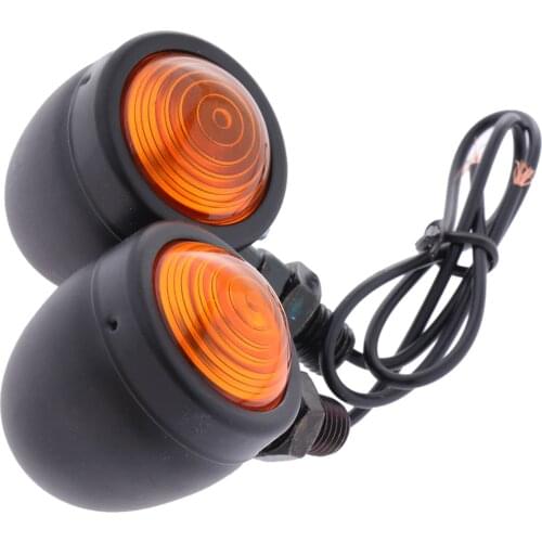 2PCS Mini Motorcycle Indicator Light Lamp Turn Signals Flasher Blinker 12V For Cafe Racer Dirt Bike PCX 125 LTZ400 FZ6 Z800 MT07