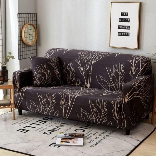 Brown Tree Sofa Cover For Living Room