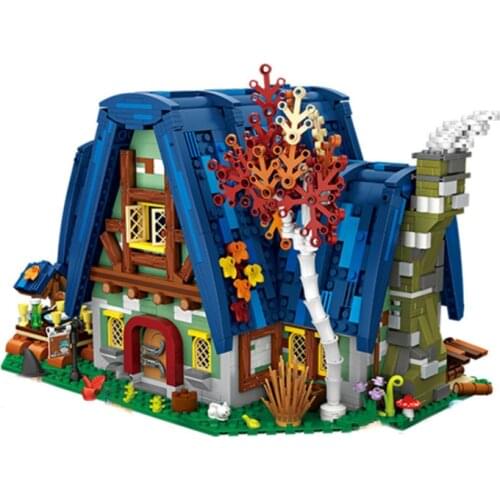 LOZ 1036 Mini Blocks 2847pcs Forest Elves Tree House Fairy Tale World Exhibition Toy Parent Child Activities Toys For Children