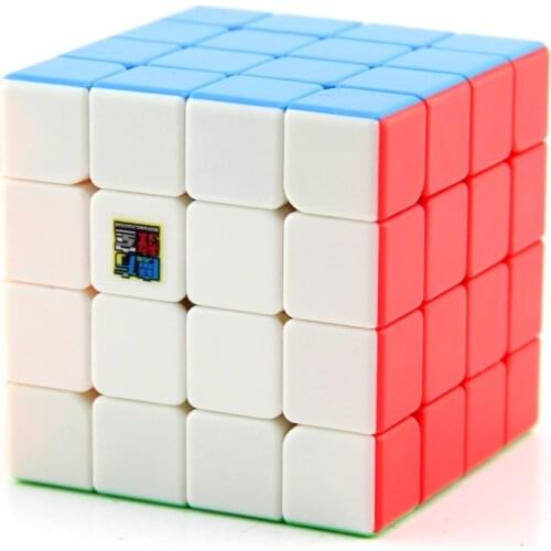MoYu Mofangjiaoshi MF4 4x4 Stickerless Red Version Cube Cubing Classroom Speed cubing 4x4x4 Magic Cube Puzzle Toys For Kids