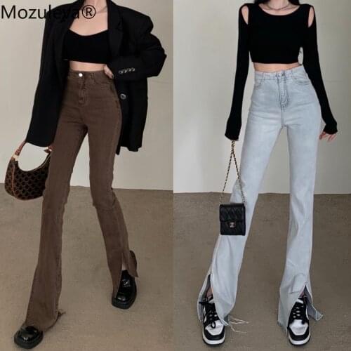 Женские джинсы клеш Mozuleva China At AliExpress