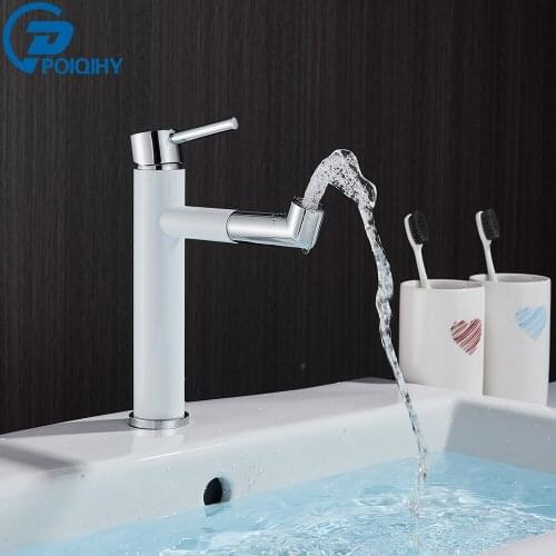 Poiqihy Pull-out Bath Mixers With Shower Head