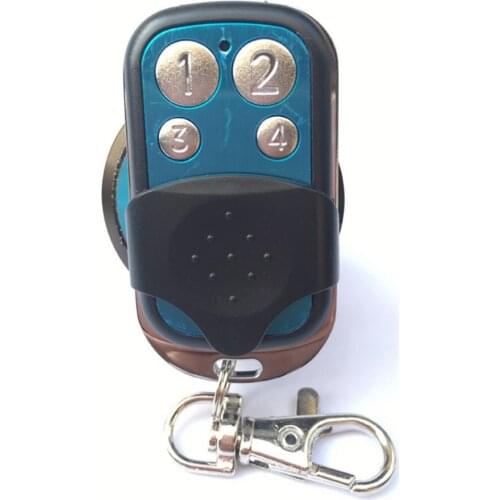 Portable Wireless 433 Mhz Remote Control Copy Code Remote 4 Channel Electric Cloning Gate Garage Door Auto Keychain