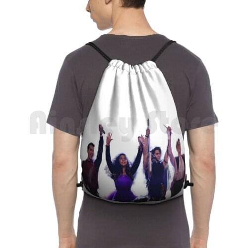 Julie And The Phantoms Backpack Drawstring Bag Riding Climbing Gym Bag Alex From Julie And The Phantoms Reggie From Julie