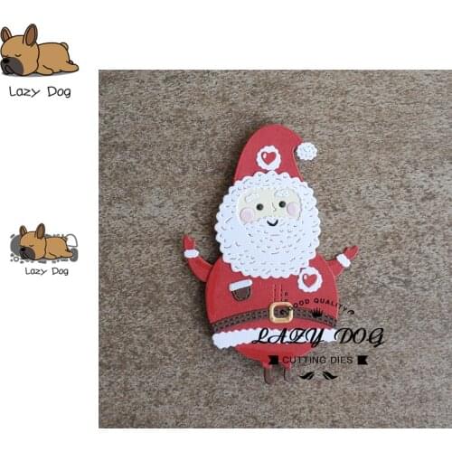 Santa Claus Christmas Metal Cutting Dies Scrapbooking Stencil Decorative Craft Embossing Die Cuts Card Making New Dies For 2019