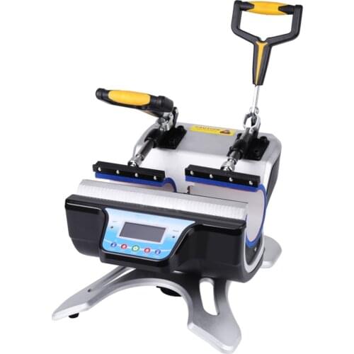 ST-210 Double Station Mug Press Machine Sublimation Heat Press Machine Mugs Cups Printing for Double 11oz ST210 CE Black/white