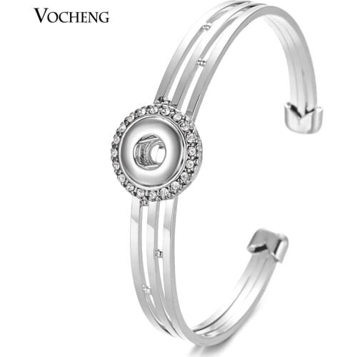 Vocheng 12mm Petite Small Size Cuff Bangle Snap Jewelry NN-671
