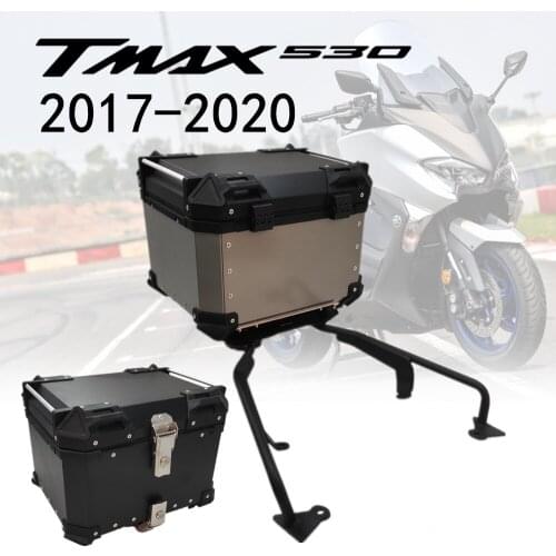 High Quality Aluminum Alloy Motorcycle for Yamaha TMAX530 17-18-19-20 Trunk Storage Top 45L 55L 65L Waterproof Rear Luggage Box