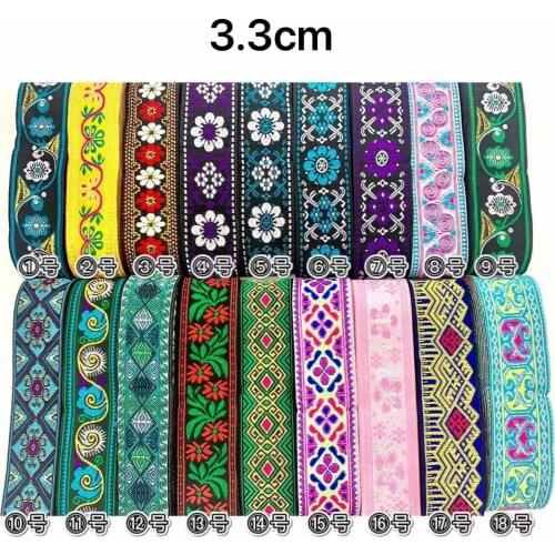 3.3cm ethnic style folk style nation style jacquard ribbon,jacquard webbing,garment ribbon,shoes ribbon,bag ribbon,QC210526B