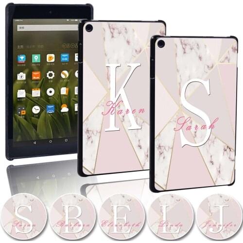 For Amazon Fire 7 (5/7/9th Gen)/Fire HD 8(2016/2017/2018)/HD 10(2015/2017/2019) New Name Series Hard Shell Slim Tablet Case