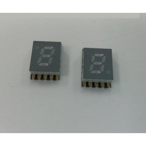 0.2"inch red common anode 7 segment red SMD led display 1 digits