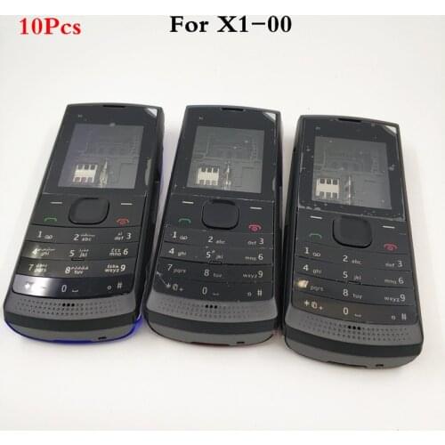 10Pcs/lot Good quality New Full Complete Mobile Phone Housing Cover Case with English Keypad For Nokia x1 X1-00 X1-01