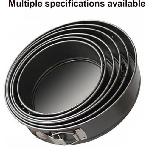 12/14/16/18 CM Removable Bottom Non-Stick Metal Bake Mould Round Cake Pan Bakeware Carbon Steel Cakes Molds Kitchen Accessories