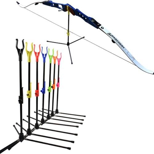 1X Recurve Bow Stand Holder Archery Bow 7 Colors Outdoor Accessories Hunting Shooting Free Shipping