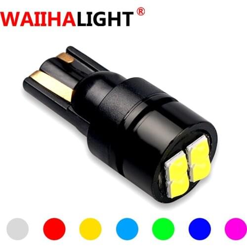 1x W5W 194 168 T10 LED Canbus Car Signal Light 12V 5W5 LED Bulbs Car Interior Lamp Wedge Clearance Lights White 6000K 3030 4SMD