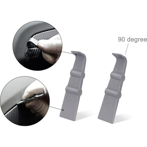 EHDIS 2pcs Tint Wrap Scraper Car Vinyl Sticker Paint 90 Degree Angle Squeegee Window Film Install Removal Tools Set Accessories